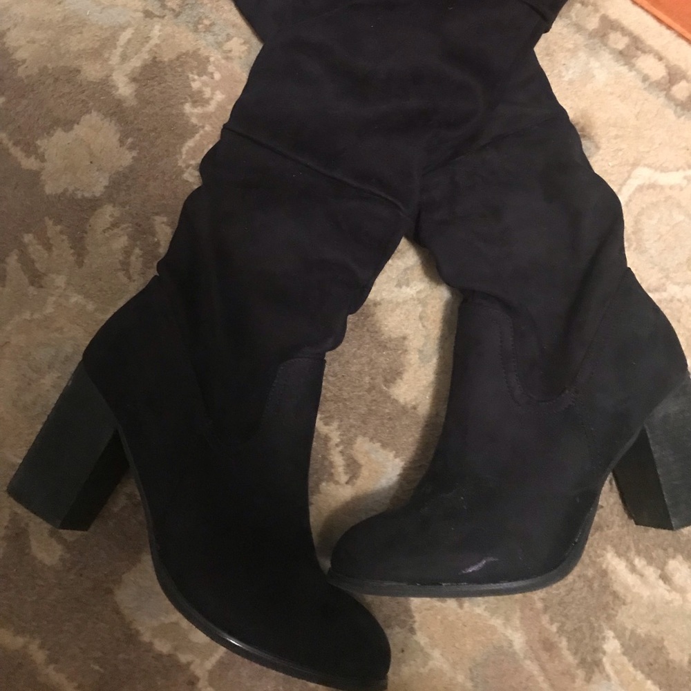 Diba Suede over the knee boots